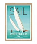 Retro Print | Sail Port Phillip Bay